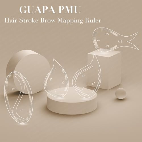 Guapa Eyebrow Shaping Stencil Kit with Mapping Pencils
