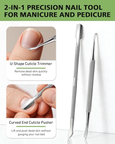 BALUCA 7-Piece Ingrown Toenail Removal Kit - Stainless Steel Pedicure Tools