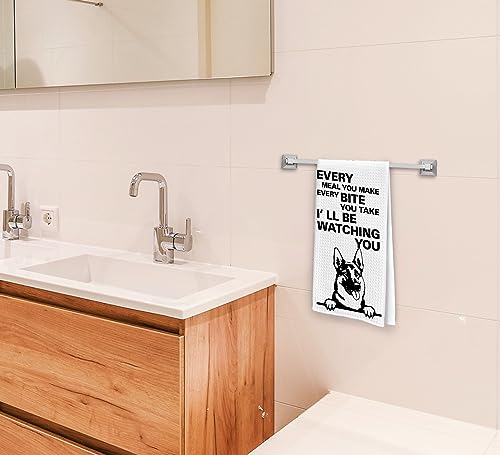 Dwept German Shepherd Dish Towels - Funny Hand & Decorative Kitchen Towels, Dog Lover Gift, German Shepherd1