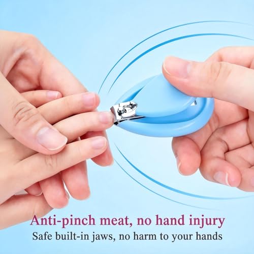 Holajoy Baby Nail Clipper Set 4-Pack - Safe Non-Slip Grooming Tools for Newborns and Toddlers