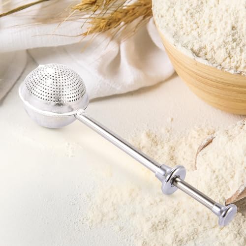 XVBITOR Stainless Steel Flour Sifter and Baking Duster Wand