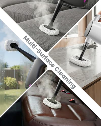 Universal Reusable Steam Cleaner Pads for Handheld Steamer - Bissell, Wagner, PurSteam Compatible