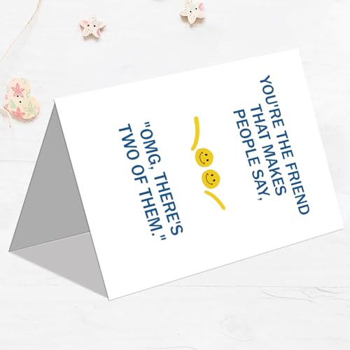 Funny Best Friend Birthday Card - Lighthearted Joke for Besties
