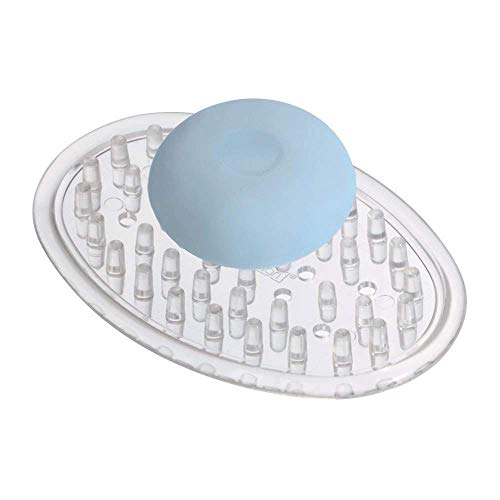 iDesign Plastic Soap Holder Tray for Kitchen & Bathroom