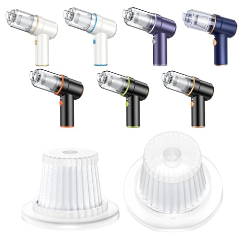 KMM HEPA Replacement Filters for LT-117C Car Vacuum | 2 Pack, Washable & Reusable