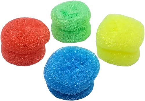 16-Pack Non-Scratch Nylon Scouring Pads for Kitchen Cleaning