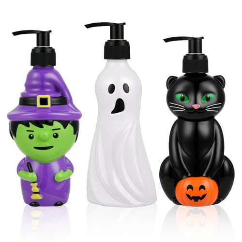 Christmas Soap Dispenser - Refillable Hand Pumped Design (3 Pack)