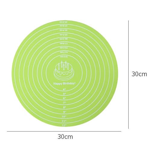 12-Inch Non-Slip Silicone Cake Mat for Baking & Pastry