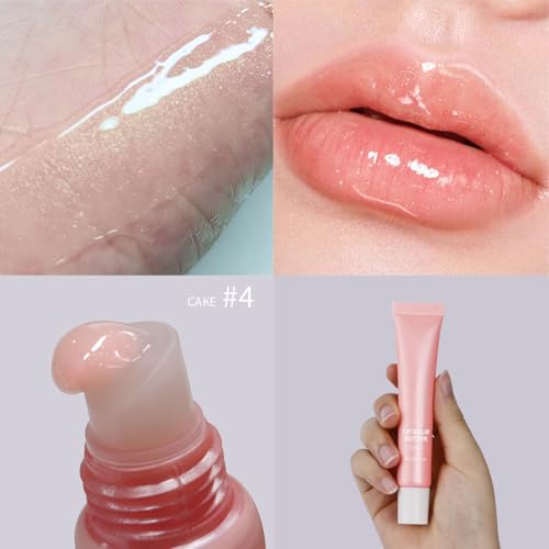 Tiejdhr Hydrating Lip Balm Butter Set - 4 Flavors 0.5 oz Squeeze Tubes