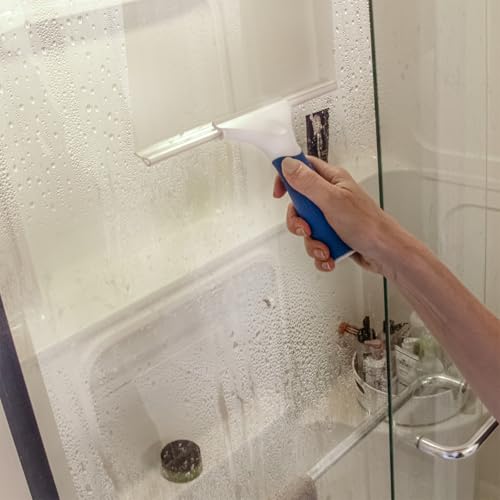 Unger 10" Shower Squeegee with Non-Slip Grip - Streak Free Cleaning