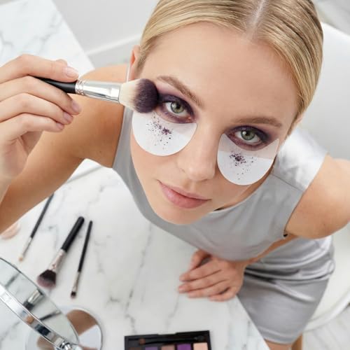 SmallCat 30 Pcs Eyeshadow Shields and Makeup Tape for Eyeliner and Lashes