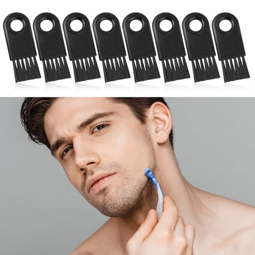 KALIONE 8 Pcs Shaver Cleaning Brush Set - Nylon Razor & Clipper Cleaners