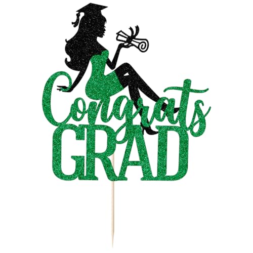 2026 Graduation Cake Topper | Congrats Grad Decoration for Parties