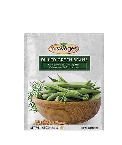 Mrs. Wages Pickle Mix Dilled Green Bean - 6 Pints