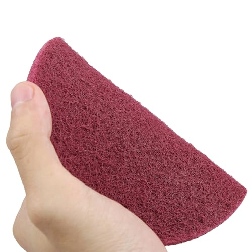 10 Pcs 5-Inch Scouring Pads - 400 Grit Conditioning Discs for Cleaning & Polishing