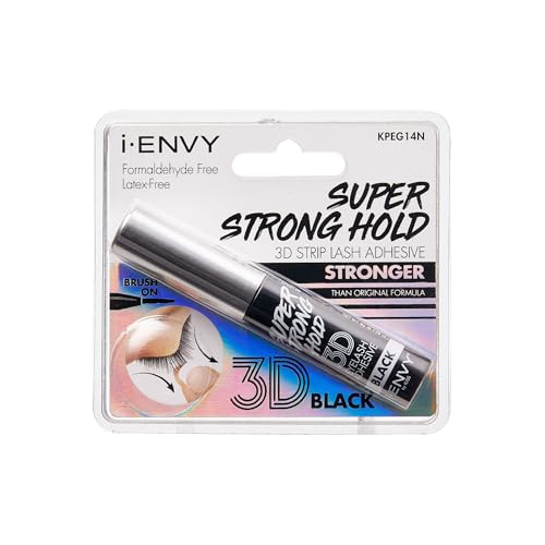 i-Envy Super Strong Hold False Eyelash Adhesive Brush-On Black