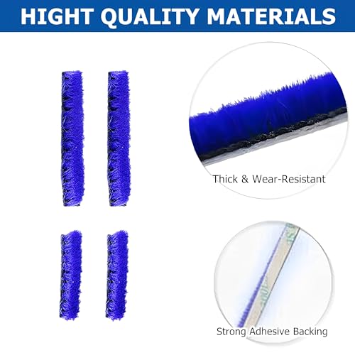 Replacement Plush Strips for V10 V8 Direct Drive Cleaner Heads - 4 Pack