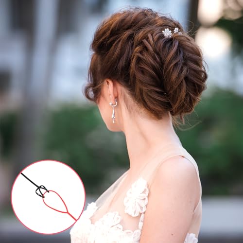 Zelphvt 12 PCS Topsy Tail Hair Styling Tool Set, French Braid Loop