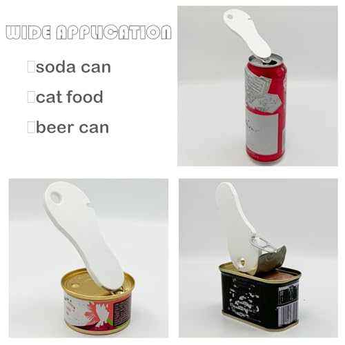 MITCHENIFY 2-in-1 Manual Can Opener for Soda & Pet Food