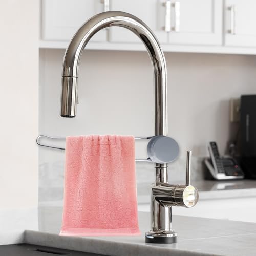 Stainless Steel Adjustable Dish Towel Holder for Kitchen Sink Faucet