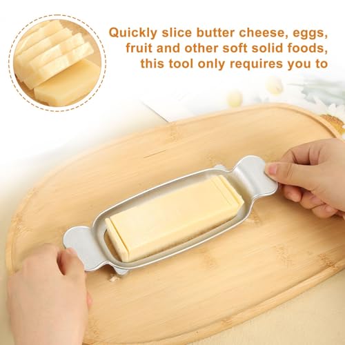 Vunpok Stainless Steel Butter Slicer - Ergonomic Multi-Use Cutter