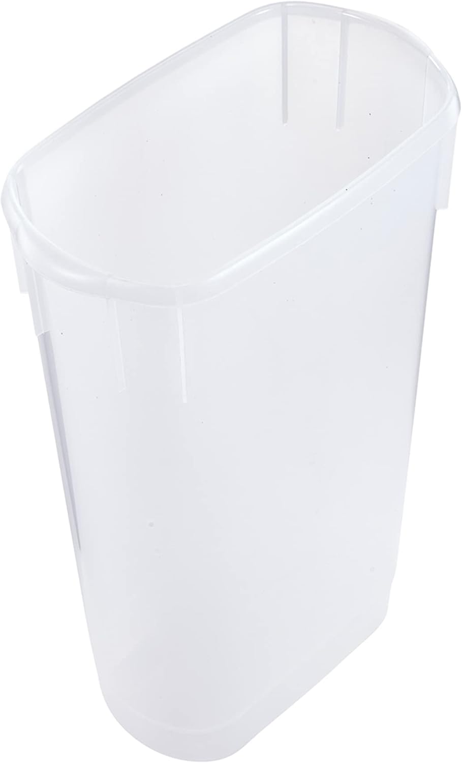 Rubbermaid Wrap N' Craft Plastic Wrapping Paper Organizer - Clear Storage for 20 Rolls & Top Compartment