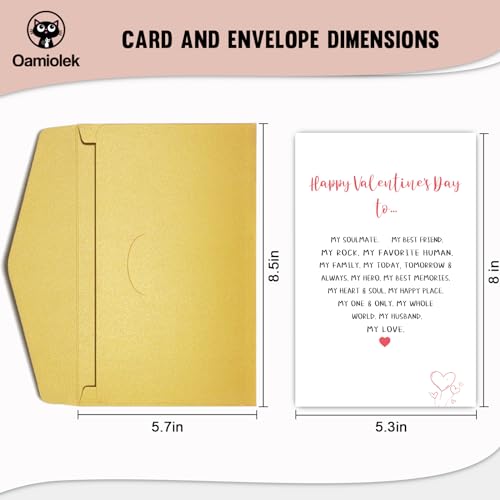 Heartfelt Valentine's Day Card for Husband - Romantic Poem