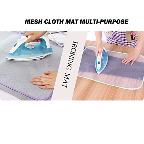SEHXIM 5-Pack Ironing Mesh Cloth, Heat Resistant Protective Pad 30x50cm