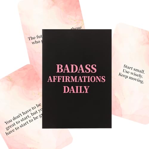 Motivational Affirmation Cards for Women - 60 Inspirational Quotes