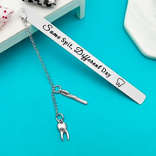 Dental Hygienist Bookmark Gift - Stainless Steel Dentist Appreciation
