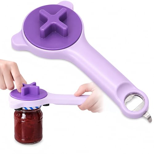 Adjustable 3-Gear Jar Opener for Seniors & Weak Hands