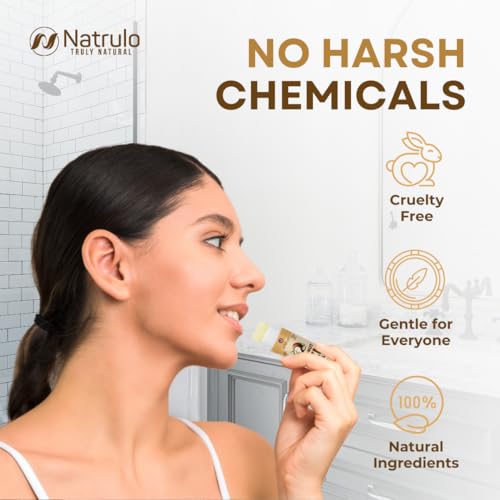 Natrulo Coconut Lip Balm – Moisturizing Beeswax Chapstick for Dry Cracked Lips