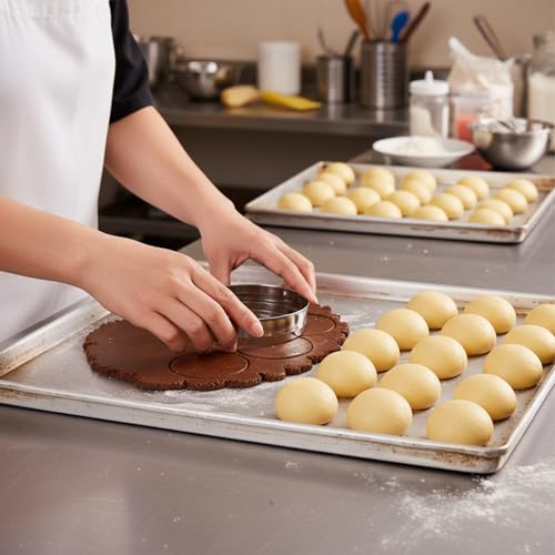 Stainless Steel Concha & Pig Cookie Cutters Set for Mexican Baking