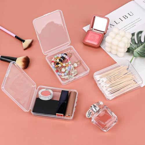 3-Piece Portable Travel Storage Organizer for Cotton Swabs & Balls