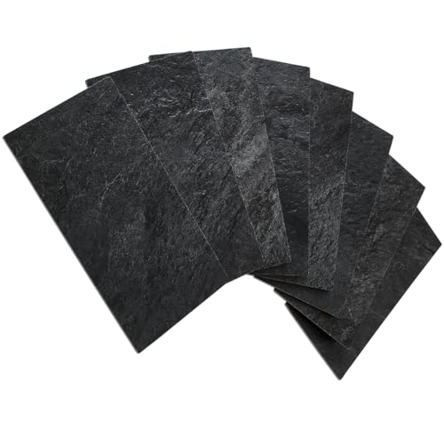 AULIGET 3" x 6" Peel and Stick PVC Faux Stone Backsplash Tiles