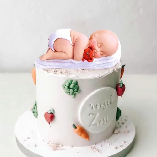 Sleeping Baby Silicone Fondant Mold for Cake Decorating