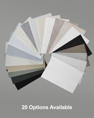 HeyBlinds Blackout Roman Shades Fabric Samples - Smart & Customizable