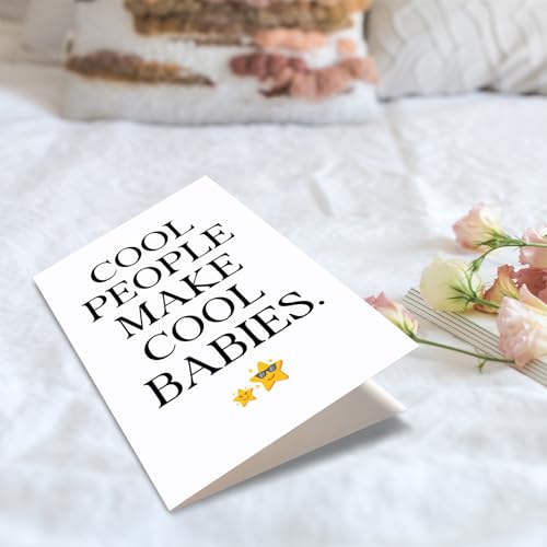 Baby Shower Congratulations Card for New Parents - Fun & Eco-Friendly