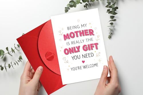 Funny Mother's Day Card for Mom | Humorous 5x7'' Greeting Card