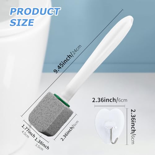 Toilet Pumice Stone Cleaning Set with Handle & 10 Refills
