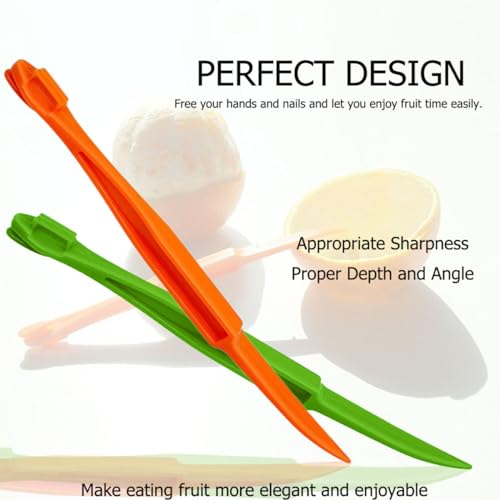 Citrus Peeler Tool Set - 2PCS Easy Fruit Slicer & Lemon Cutter
