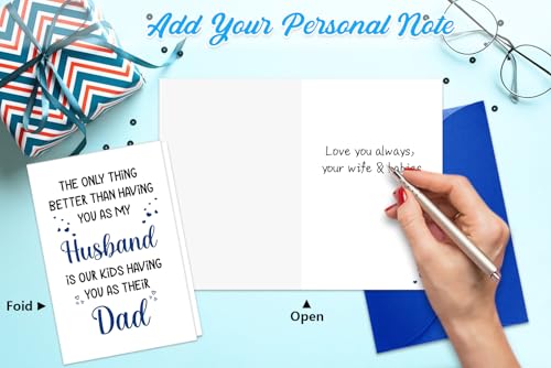 Funny Father's Day Card for Husband - Heartfelt Gift from Wife