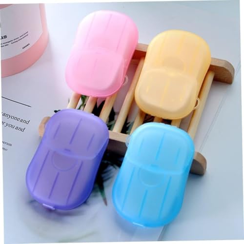 5 Boxes Hand Cleaner Fragrance Mini Color Soap Paper-100 Sheets Colorful Disposable Soap Paper for school Indoor,Outdoor,Travel,Camping Hiking£¬Foot and Hand Care, Outdoor Recreation,Personal Care