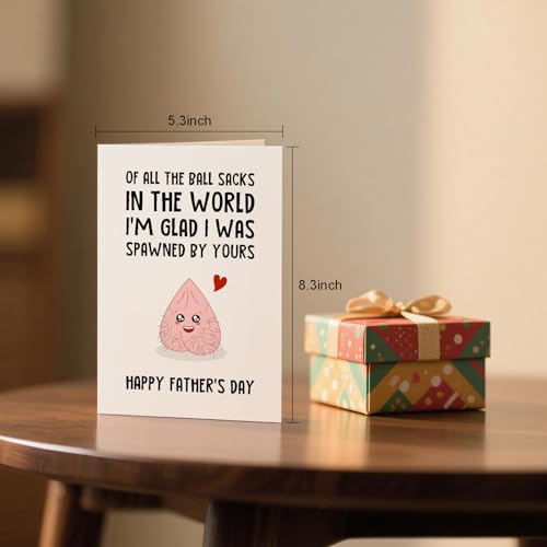 Funny Father's Day Card - Humorous Gifts for Dad from Kids
