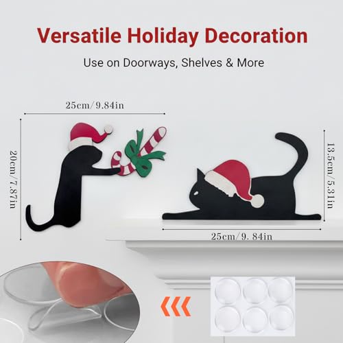 Wooden Christmas Doorway Decoration Reusable Holiday Sign