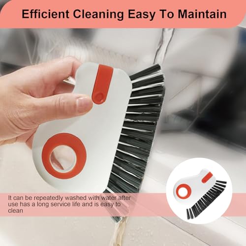 2 Pcs 2 in 1 Window Track Cleaner Brush Set - Ergonomic Design