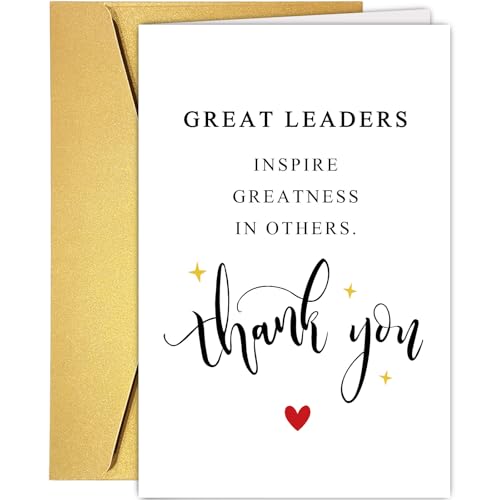 Supoeguk Leader Thank You Card for Boss & Manager - Variation #5, Appreciation Gift