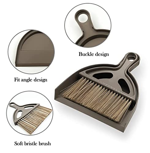 Mini Broom and Dustpan Set for Home Cleaning and Pets