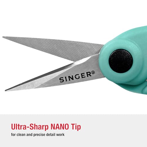 SINGER 4.5" Detail Scissors, 6-Pack for Precision Cutting