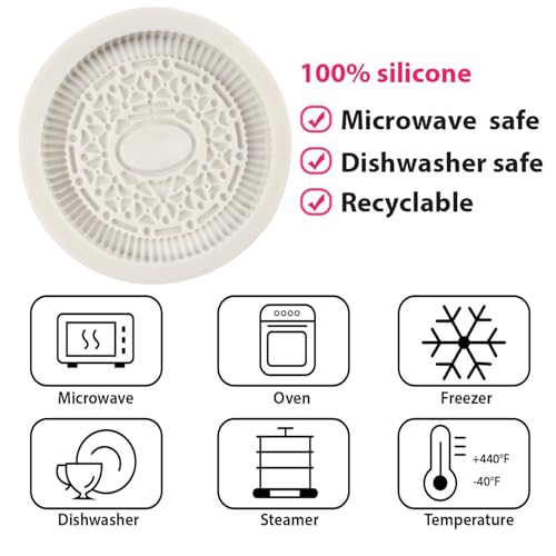 Cookie Chocolate Silicone Mold - Fondant & Candy Baking Mold - Style A